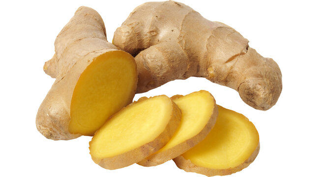 ginger, ginger root, fresh ginger, ginger PNG, ginger root PNG, raw ginger, sliced ginger, ginger slices, yellow ginger, png