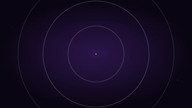 concentric circle ripple minimalist vector pulse
