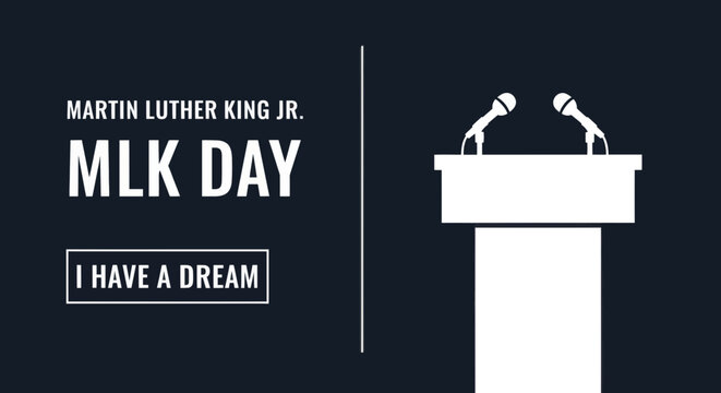 A seamless pattern martin luther king jr mlk day i have a dream graphic