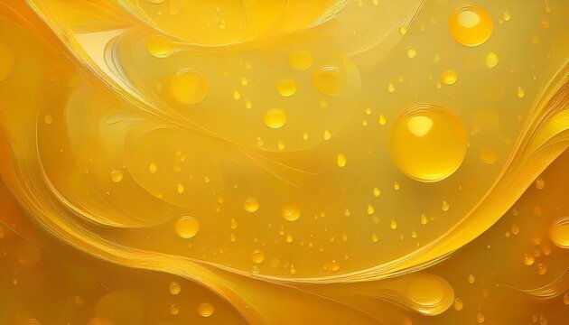 yellow background with water drops