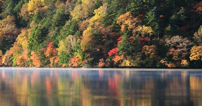 奥日光の紅葉の湯の湖