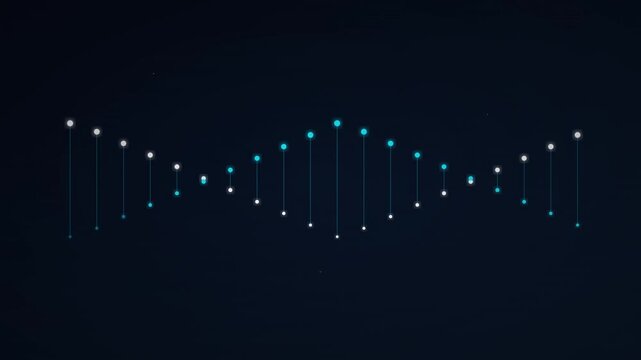 corporate dna helix abstract vector motion animation