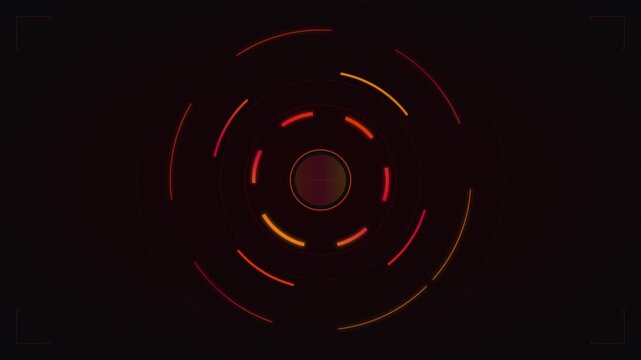 cyber firewall glowing rings security protection interface