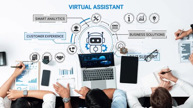 Innovative Virtual Assistant Concept with Business Solutions and Smart Analytics for Enhancing Customer Experience and 24-7 Support. Entropy.