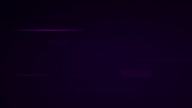 cyber violet neon glitch line animation style