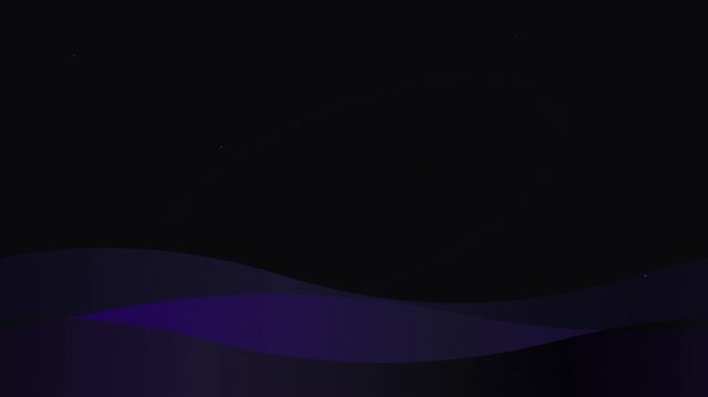 Dark Matter Flow Minimalist Cosmic Waveform Vector Animation