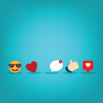 Customer Engagement and Online Feedback Vector Icon Collection
