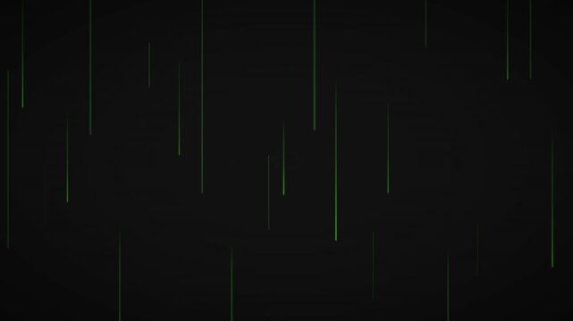 Digital Data Stream Matrix Green Gradient Background