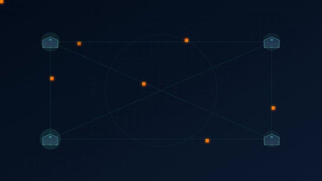 Digital Logistics Smart Supply Chain Tech Animation