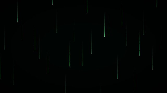 Digital Rain Cyber Matrix Code Animation Background
