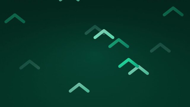 directional mint chevron upward burst vector animation