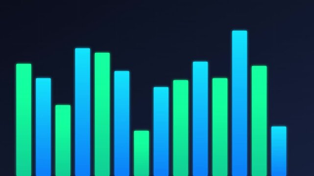 dynamic bar graph vector data visualization