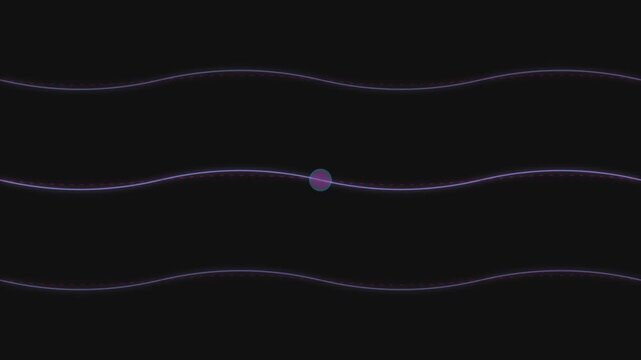 Dynamic Pulse Waveform Audio Visualizer Abstract Dark Background