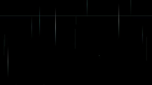 electric cyan cyberpunk matrix motion graphic overlay