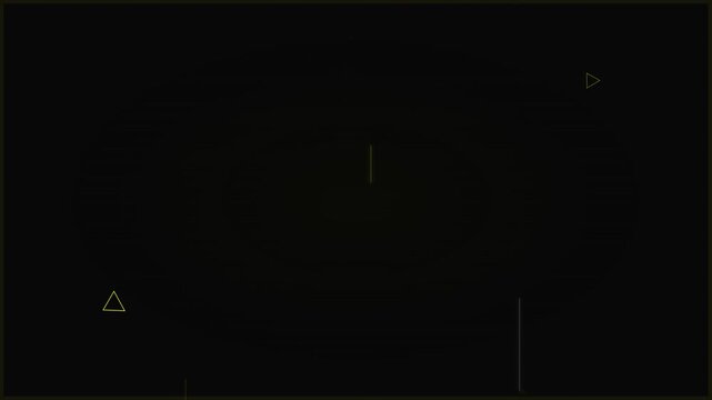 electric yellow black tech spark vector animation loop