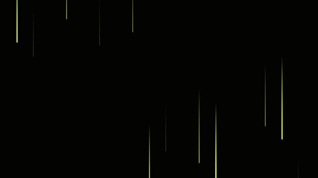 Electric Yellow High Speed Data Flow Animation