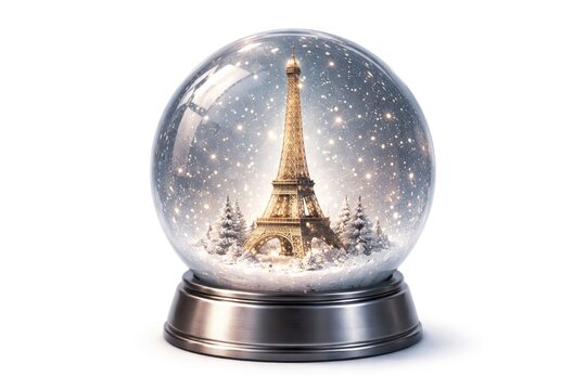 Eiffel Tower snow globe magic
