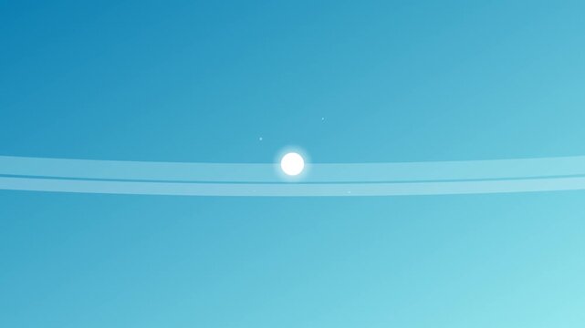 Flat Design Sky Blue Portal Shockwave Animation