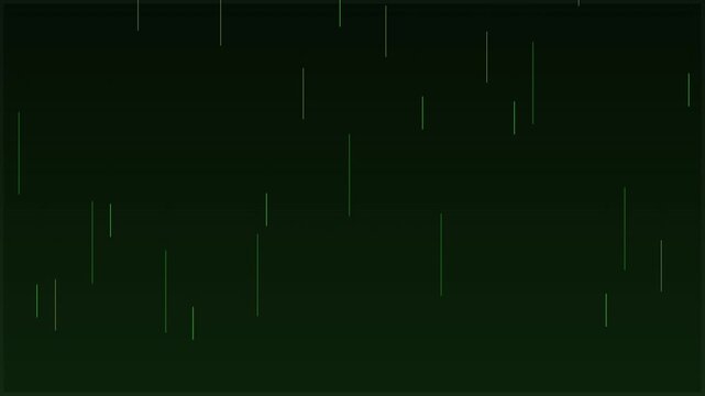Forest Green Organic Matrix Rain Eco Tech Style