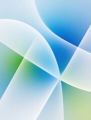 Fototapeta premium Abstract blue, green gradient background with soft curves, light lines. Minimalist futuristic design with smooth waves, flowing shapes. Modern digital art with bright colors creates clean space for