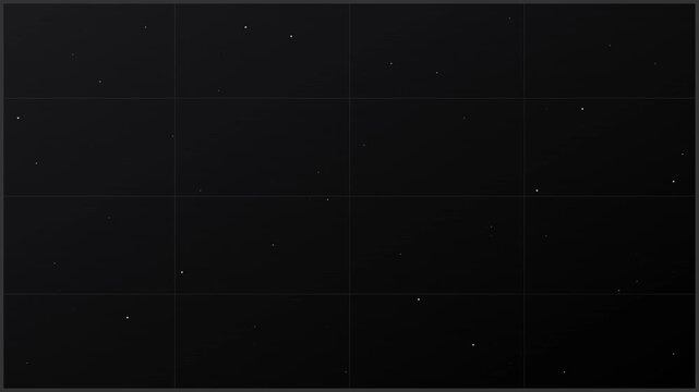 Futuristic Monochrome Grey Scale Digital Star Sky