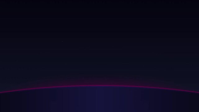 Galactic Horizon View With Planetary Curves And Orbits
