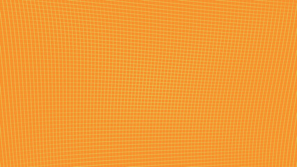 Obraz premium Abstract geometric pattern with flowing orange lines. Wavy grid design creates dynamic visual motion