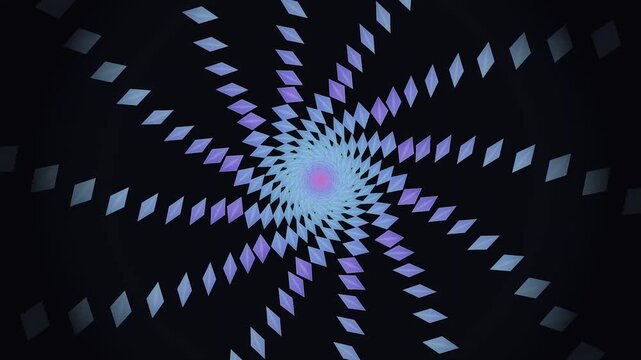 Abstract colorful spiral shapes design.