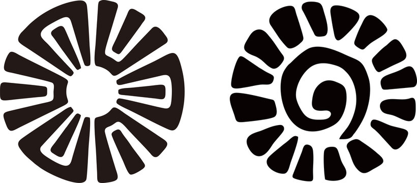 Circular Loading Spinner Icons Isolated on White Background