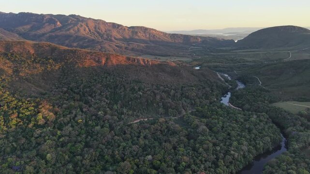 Santo Ant&ocirc;nio River in Vale da Gurita, in Serra da Canastra, Minas Gerais, Brazil