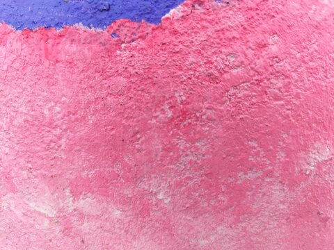 Pink to purple paint gradient, soft abstract wall texture