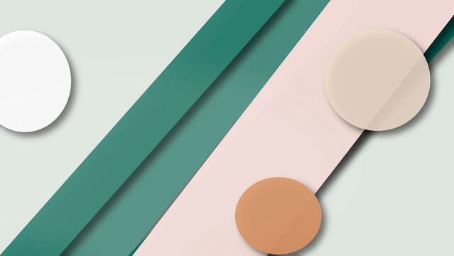 Clean minimal abstract design featuring soft circles and diagonal teal and blush bands, creating a calm modern mood for branding, backgrounds, and creative layouts.