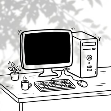 Vector Doodle computer setup