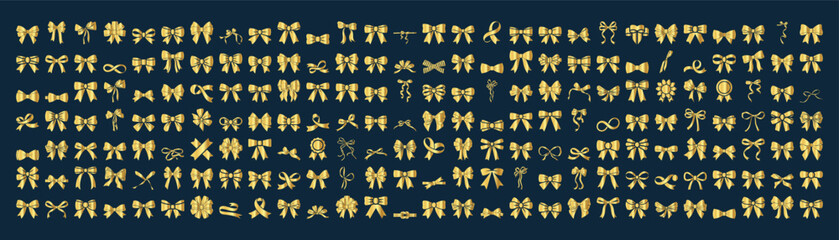 Fototapeta premium Coquette Bow Ribbon SVG Bundle Elegant Bow Outline Retro Wavy Hand Drawn Wedding Hair Bow Silhouette Vector Cut File Collection for Cricut Silhouette Laser Cutting Craft Style