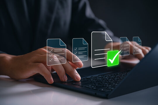 Document Approval and Digital Checklist for Electronic Verification, Online Form Review, Compliance Checking, Document Management, Quality Control, and Business Record Validation System
