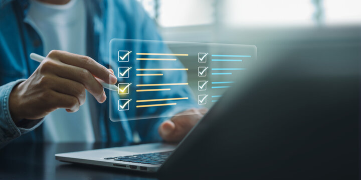 Digital Checklist for Online Task Verification, Business Process Review, Quality Control, Compliance Checking, Form Completion, Productivity Management, and Electronic Record Validation