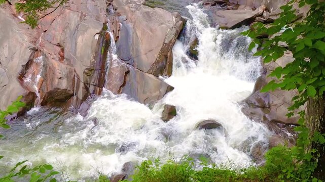 The Sinks Waterfall on The Little River, Great Smoky Mountains National Park, Tennessee, USA
