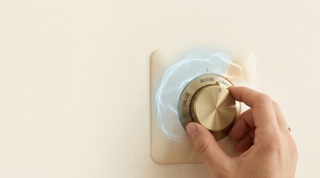 A person turning a light switch to represent the concept of pricing power and flexibility in customer demand management
