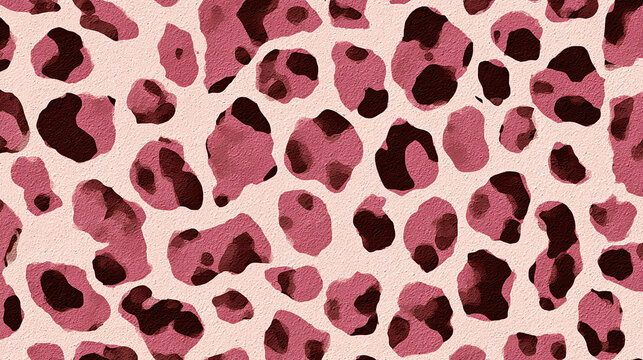 Pink Leopard Print Pattern