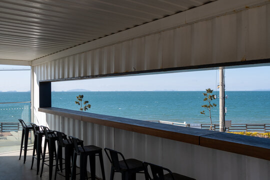 terrace at the sea