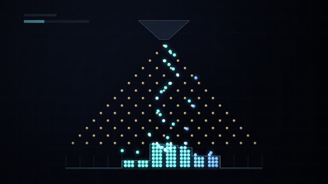 Galton Board Bean Machine Bell Curve Statistics Reveal