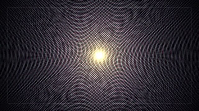 Moire Interference Rings Optical Illusion Seamless Loop
