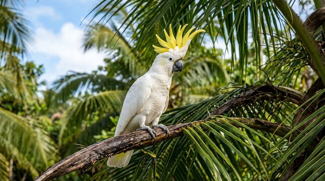 Sulphur crested cockatoo