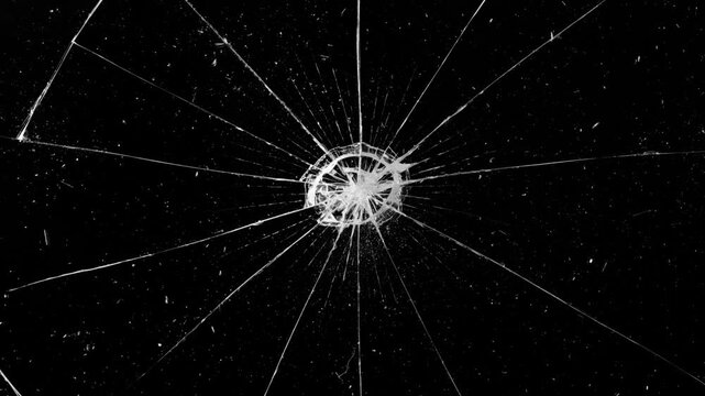 Glowing circular shattered glass or cracked screen effect, Glowing circular shattered glass or cracked screen effect, Shattered and broken glass shards cracked screen effect