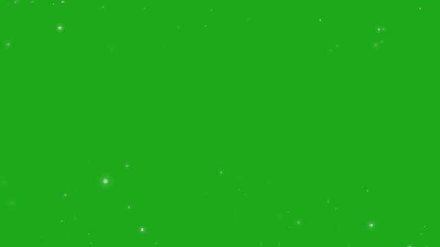 Video animation of glittering dust particles floating like sparkling snow, magic light effect on transparent ProRes background