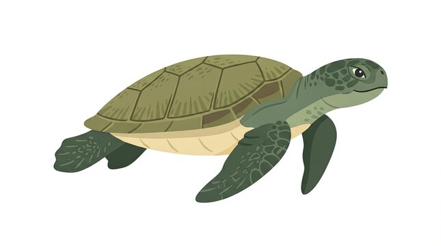 turtle on the water