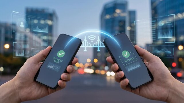 Peer to peer NFC transfer Peer NFC Transfer Smartphone Mobile Payment