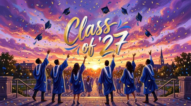Class of 2027 Sunset University Graduation