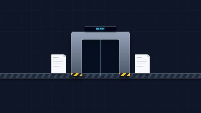 Illustrative concept of a robust cybersecurity scan identifying a harmful virus, protecting valuable digital assets.