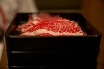 Stacked Shabu-Shabu Beef Trays © InversedSlayer
